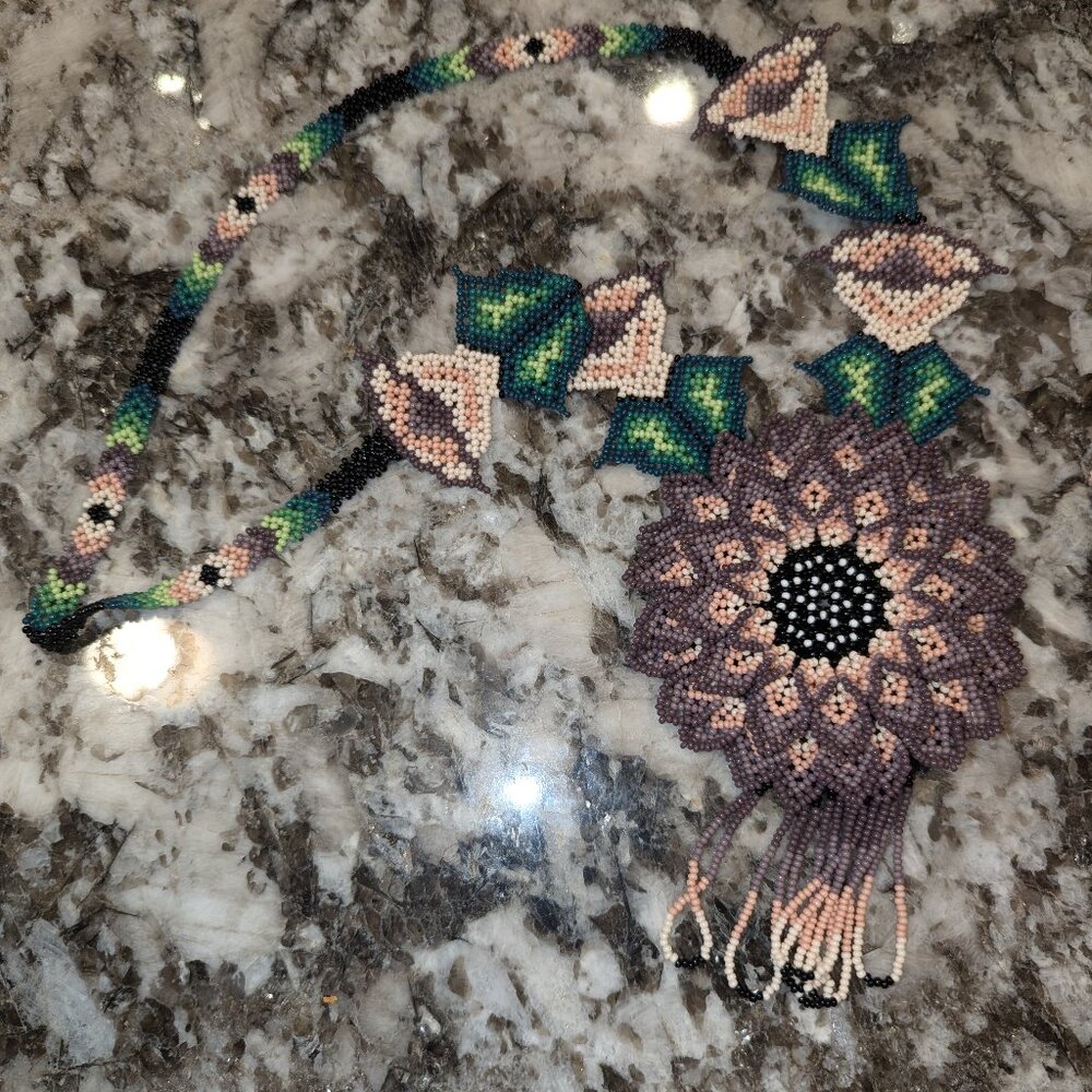 Huichol Mexican Handmade Necklace